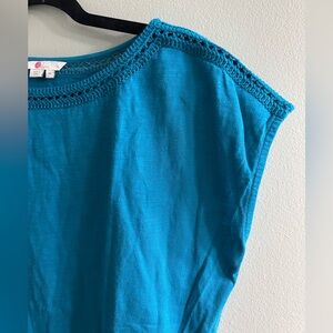 Boden blue sleeveless top